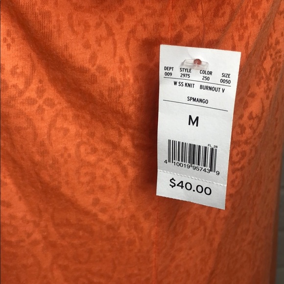 EDDIE BAUER burnout knit top - Picture 3 of 4